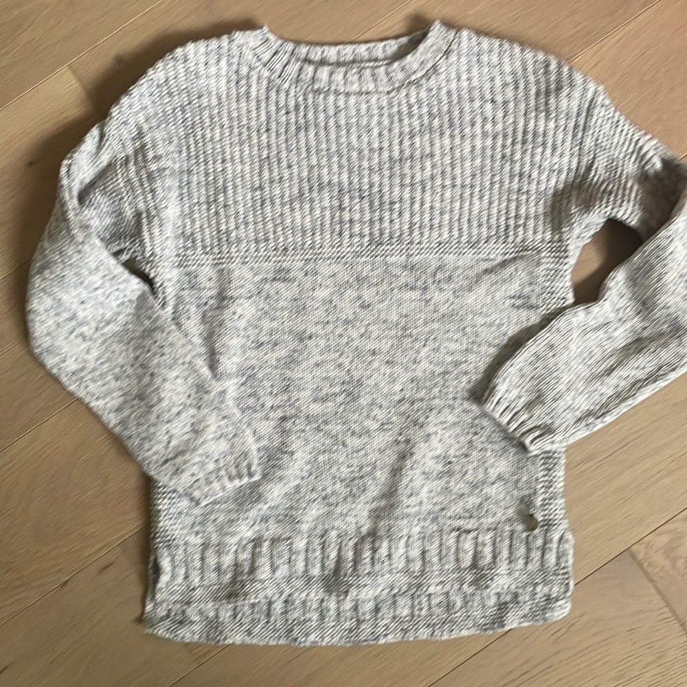 ZARA boys Grey knit sweater